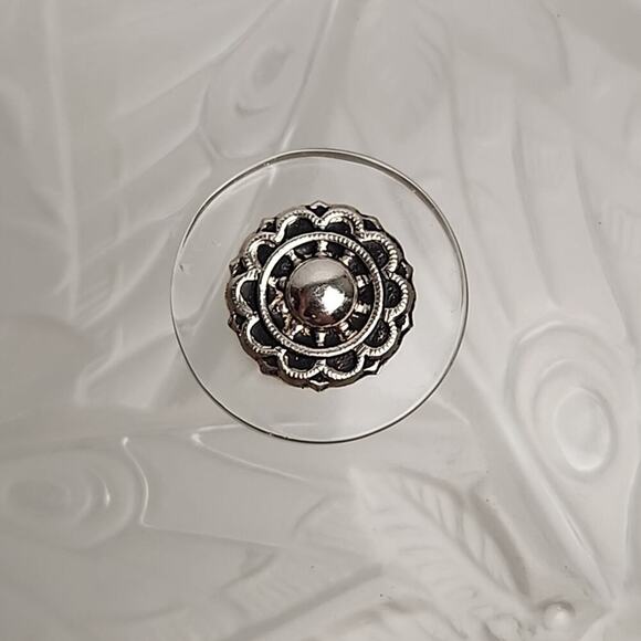 Vintage 1930s Art Deco Verlys France Crystal Butterfly Dresser Box Signed - Picture 8 of 8